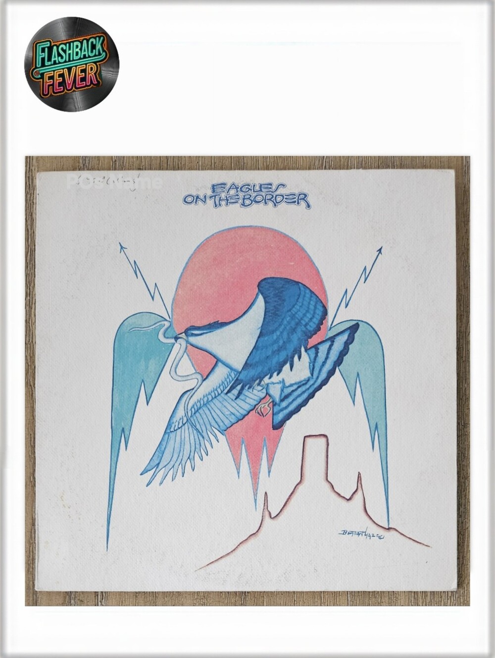 EAGLES•On The Border•March 22, 1974 US (#7E-1004) Santa Maria, 1st Press